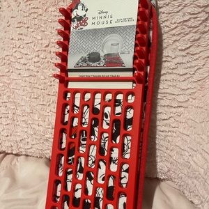 Disney Minnie Mouse Dish Drying Mat With Rack NWT